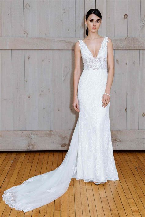 Buy david's bridal v neck wedding dress> OFF-68%