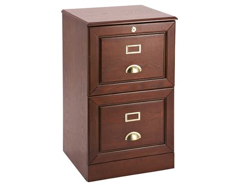 Shop filing cabinets and hutches at ballard designs today! Two Drawer Filing Cabinet Wood Veneered Lockable Name Card ...