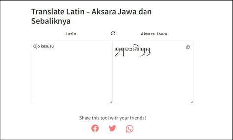 Cara Translate Aksara Jawa Latin Ke Foto Atau Copy Paste Teknotuf