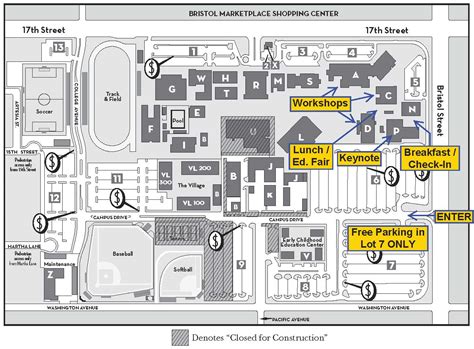 Santa Ana College Campus Map Maping Resources