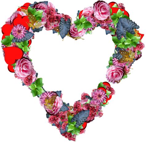 Free Illustration Heart Flowers Png Love Free Image On Pixabay