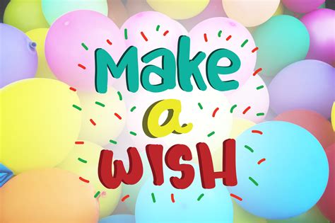 Make A Wish Birthday Quotes Graphic By Wienscollection · Creative Fabrica