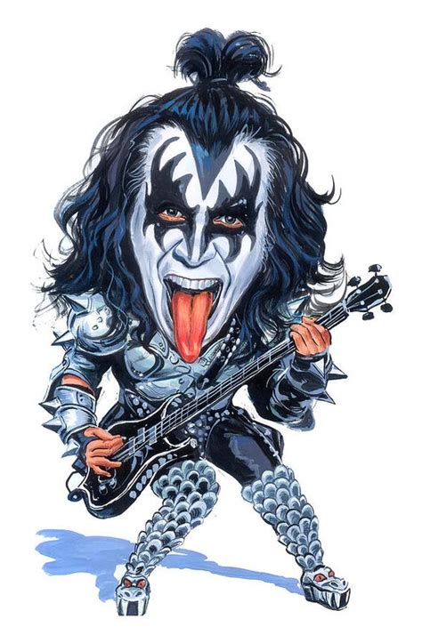 Kiss Presenta Su Habilidad De Tocar La Guitarra En Un Concierto Music