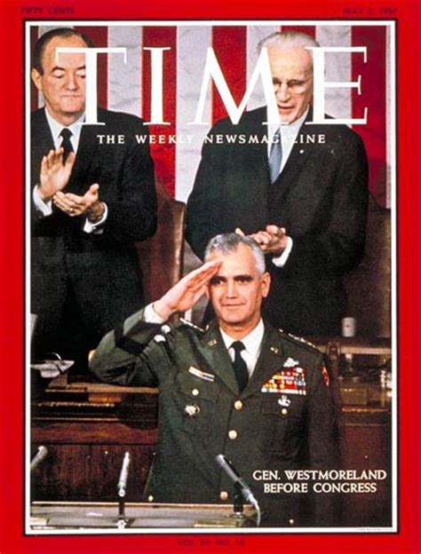 Time Magazine Cover General Westmoreland May 5 1967