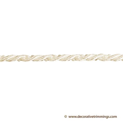 Ivory 516 Inch Pearl Twist Cord Decorative Trimmings Llc