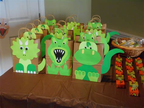 Dino Bags To Carry Prizes Candy And Snacks Home Moyiki Sites