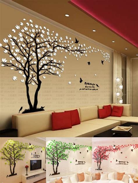 Visit To Buy New Arrival Lovers Tree Crystal Three Dimensional Wall