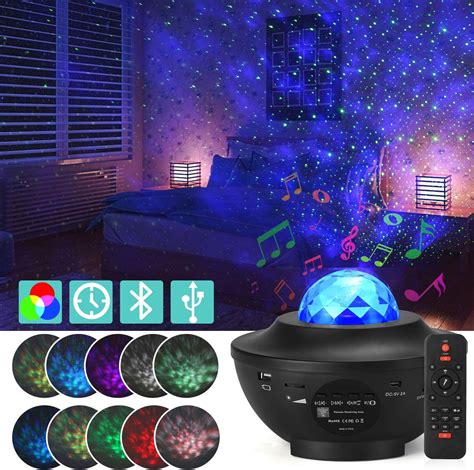 GALAXIS projector - csillagos ég party lámpa távirányító+hangszóró