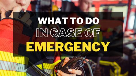 What To Do In An Emergency 11 Steps To Be Prepared Work Safety Qld