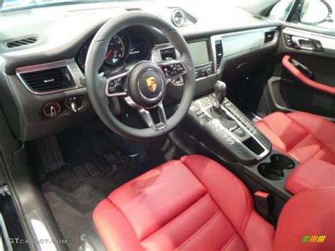 Blackgarnet Red Interior 2015 Porsche Macan Turbo Photo 102779222