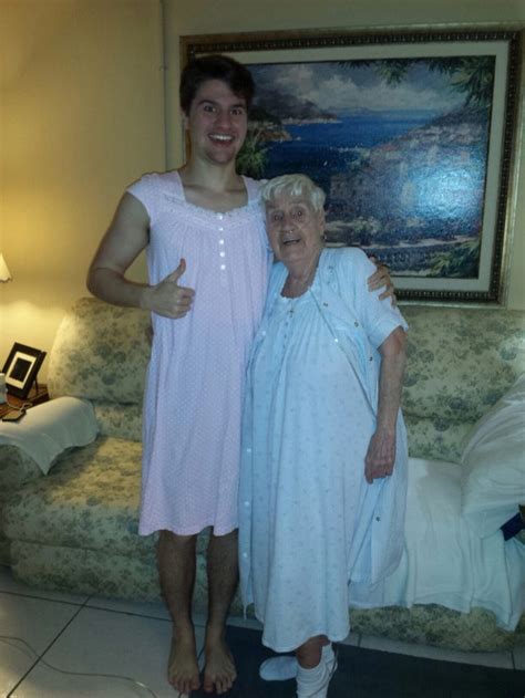 84 Year Old Grandmother Apologizes For Having To Wear Nightgown In