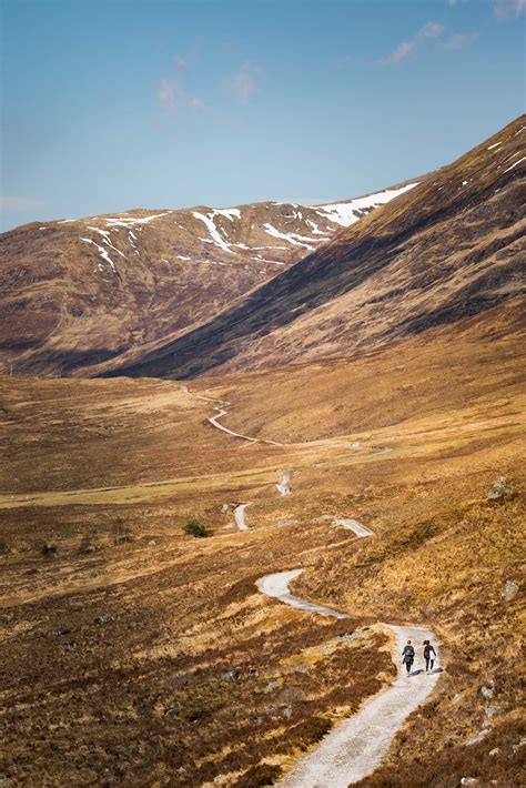 Ruder Bereiten Zwiebel West Highland Way Kinlochleven Leere Sada