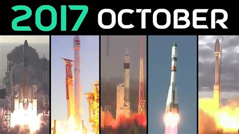 Rocket Launch Compilation 2017 October Go To Space 🚀 Youtube