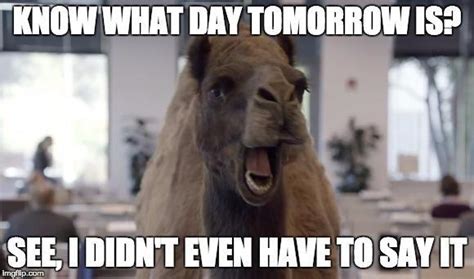 Tomorrow Is Hump Day