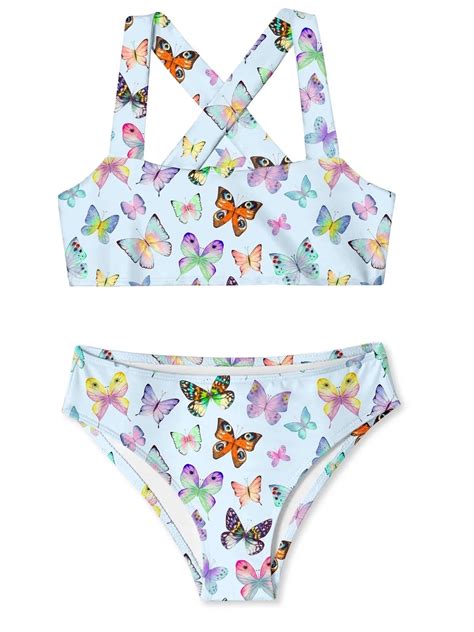 Stella Cove More Butterflies Bandeau Bikini Babysupermarket