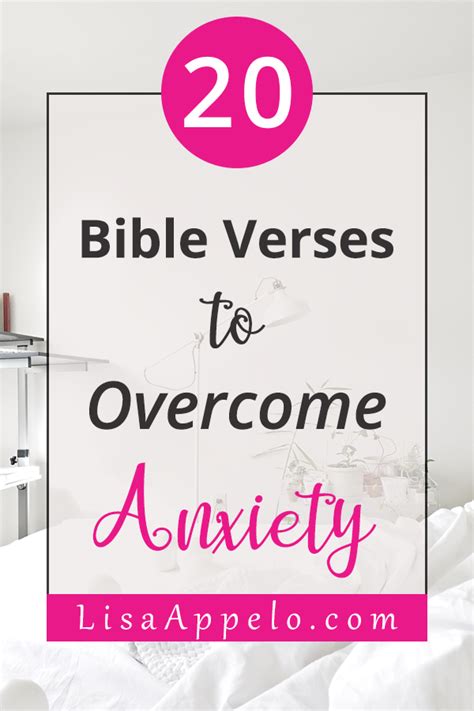 20 Bible Verses To Overcome Anxiety Lisa Appelo