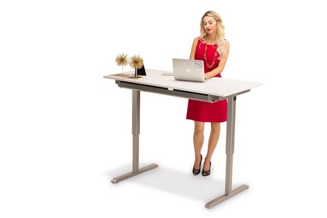 Height Adjustable Hand Crank Standing Desk Multitable
