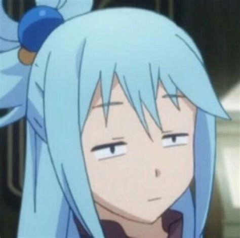 An Anime Character With Blue Hair Wearing A Bow Tie
