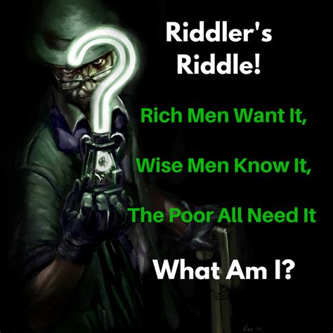 The Riddler S Riddle Rich Men Want It Bounding Into Comics