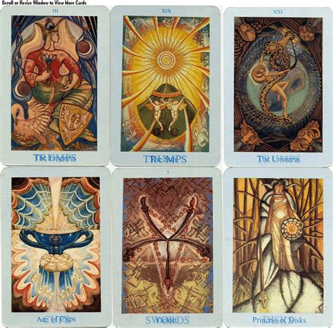 Thoth Tarot Tarot Cards Llewellyn White Box Edition The Tarot Garden