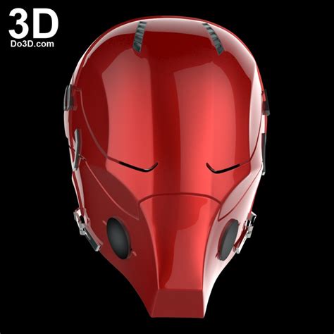3d Printable Model Red Hood Arkham Knight Helmet Print File Format