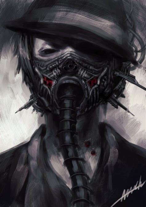 Anime dudes with masks anime amino. male, gas mask | gas masks | Pinterest | Masking, Anime ...