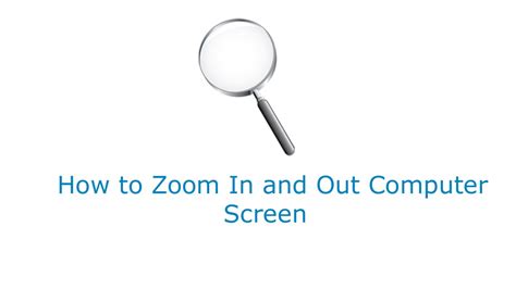 How To Zoom Out Computer Screen Youtube