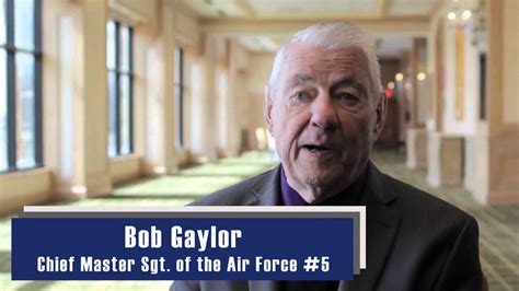 Chief Master Sgt Of The Air Force 5 Bob Gaylor Youtube