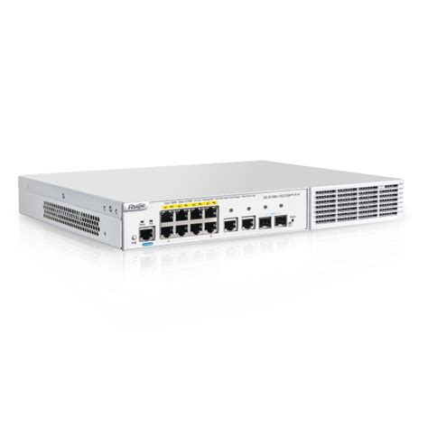 RUIJIE CLOUD MANAGED SWITCH, 10 GE PORT, 2 GE SFP (NON COMBO), 8 POE PORT