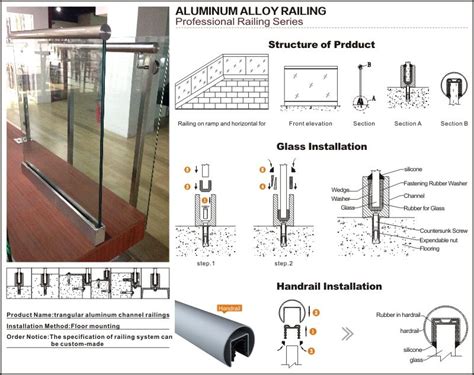 Vitralum made this fabulous spigots glass railing from measurements to installation which we proudly did in this amazing shoe base glass railing systems can be used in both exterior and interior applications, although it is recommended for interior applications where the. Aluminum U base channel/glass balustrade/railing | Glass ...