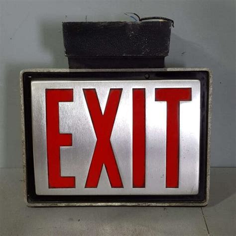 American Exit Sign Tramps Prop Hire