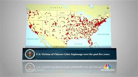 Exclusive Secret Nsa Map Shows China Cyber Attacks On Us Targets Nbc News