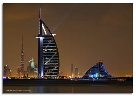 The Two Burj Taken From The Jumeirah Palm Island On The E Flickr
