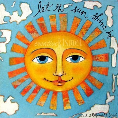 Let The Sun Shine In Sun Art Sun Painting Sun Projects