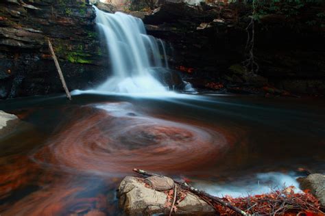 Filefall Leaves Whirlpool Waterfalls West Virginia