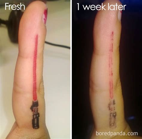 15 Before And After Pics Reveal How Tattoos Age Over Time Bored Panda
