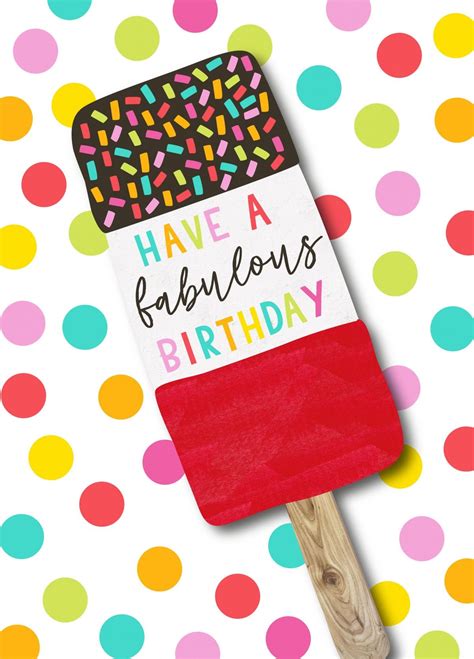 Have A Fabulous Birthday Card Scribbler