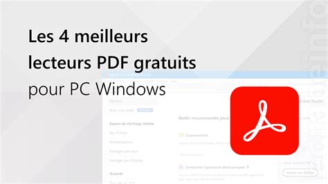 Les 4 Meilleurs Lecteurs Pdf Gratuits Pour Pc Windows Le Crabe Info