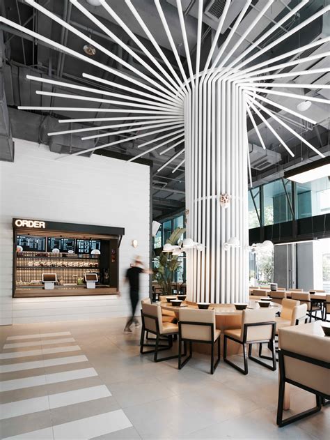Restaurant Design Commercial Design Interior Columns Showroom
