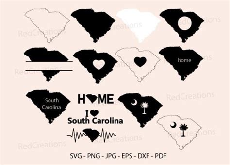 1 South Carolina State Flag Svg Designs And Graphics