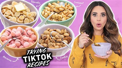 Trying Viral Tiktok Cereal Recipes Part 3 Youtube