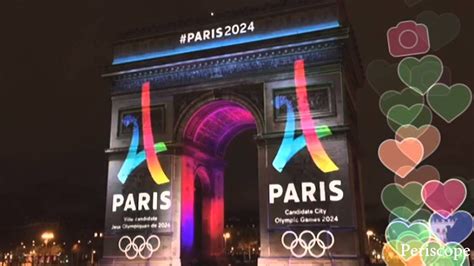 Revivez L Arc De Triomphe Dévoilant Le Logo De Paris 2024 Youtube