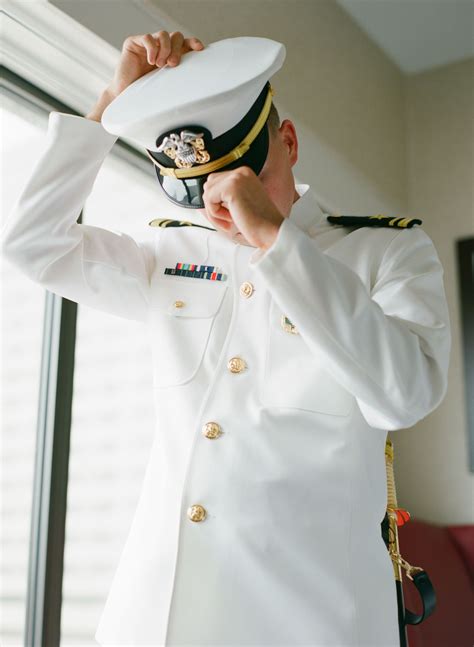 My Groom Getting Ready In His Us Navy Dress Whites For Our Wedding Day