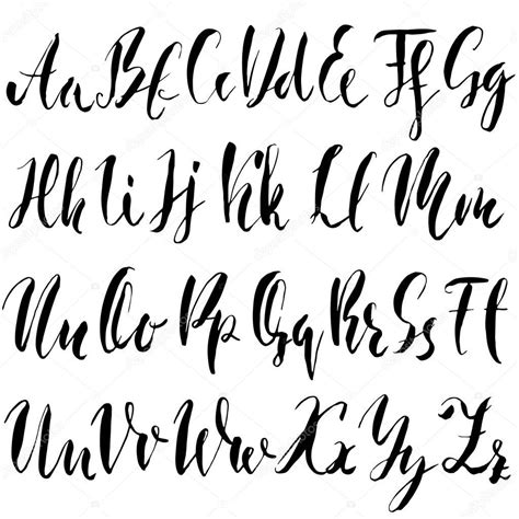 Hand Drawn Elegant Calligraphy Font Modern Brush