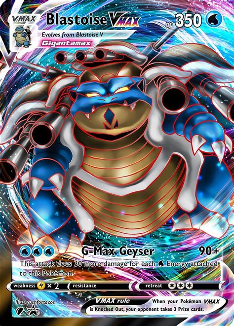 Blastoise Vmax Dynamax Custom Pokemon Card Pokemon