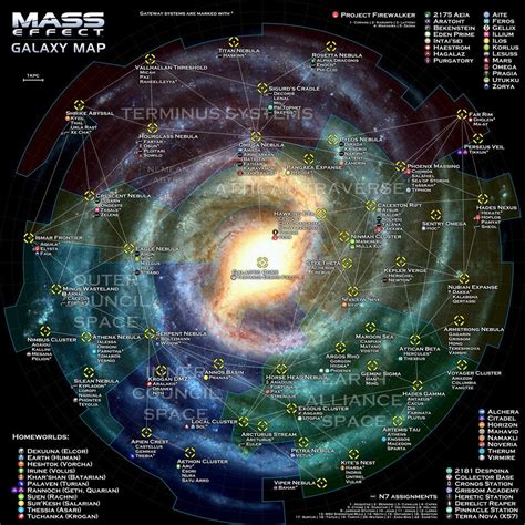 Mass Effect Galaxy Map Masseffect