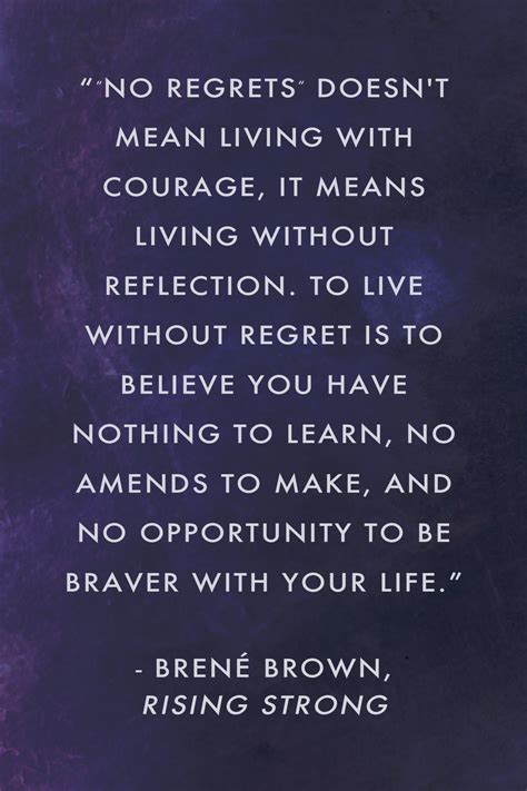 Brené Brown On Regret Quotes From Rising Strong