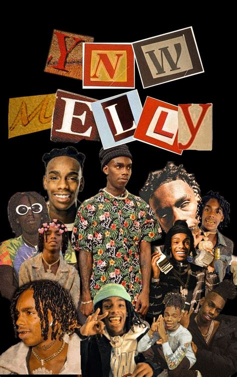 Ynw Melly Collage Wallpaper