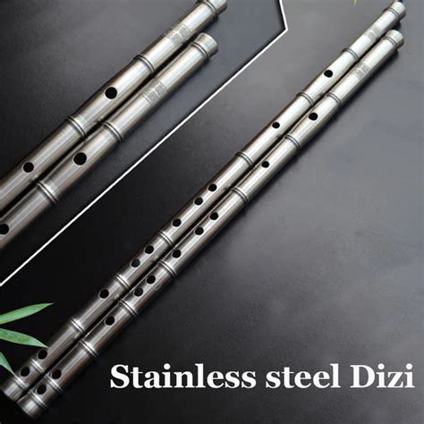 Handmade Quality 304 Stainless Steel Flute Chinese Traditional Dizi In