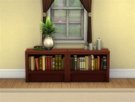 Mod The Sims Moderate And Subordinate Intellect Bookcases By